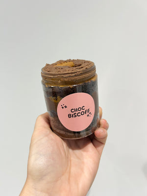 Choc Biscoff Cake Jar - You Make My Dreams
