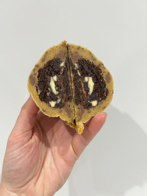Brownie Stuffed Cookies - You Make My Dreams