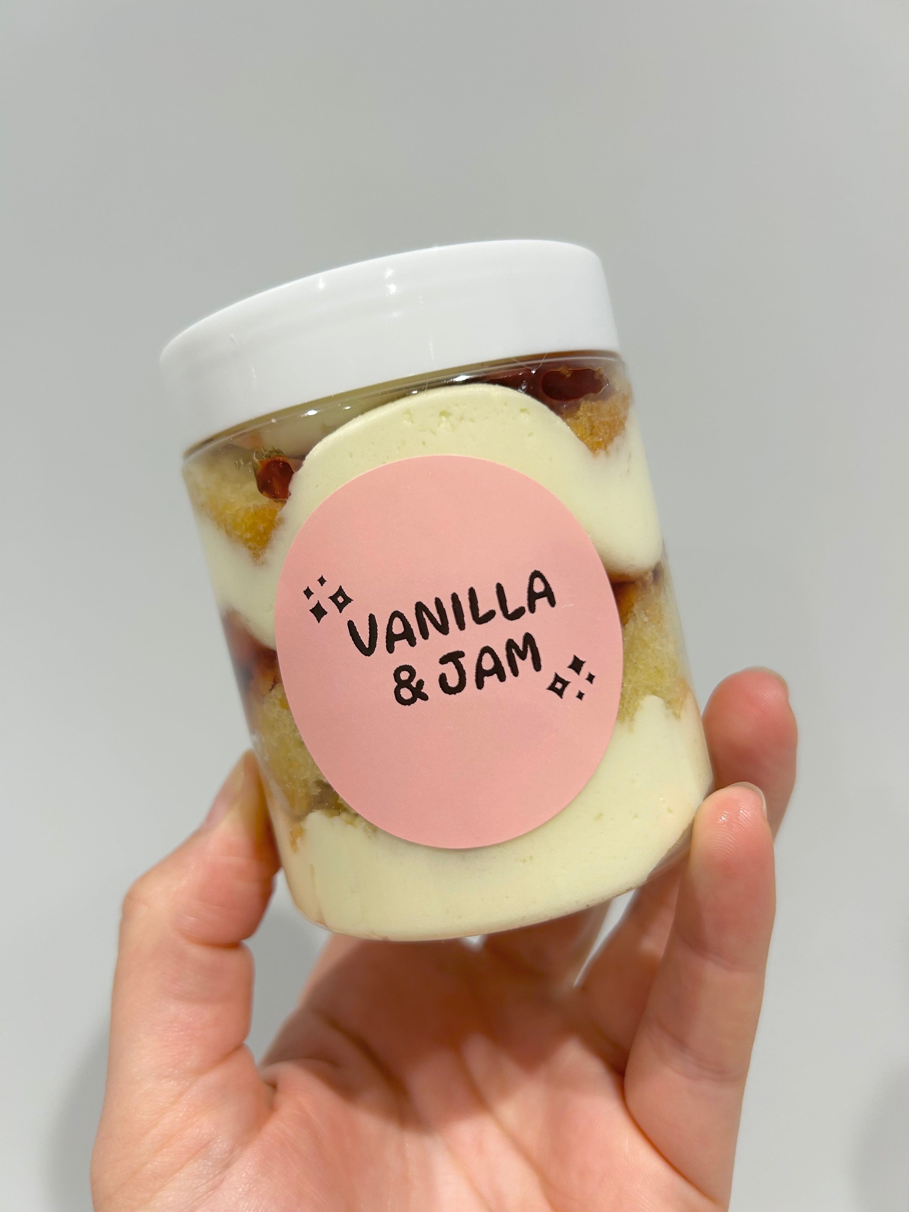 Vanilla & Jam Cake Jar - You Make My Dreams