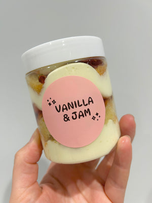 Vanilla & Jam Cake Jar - You Make My Dreams