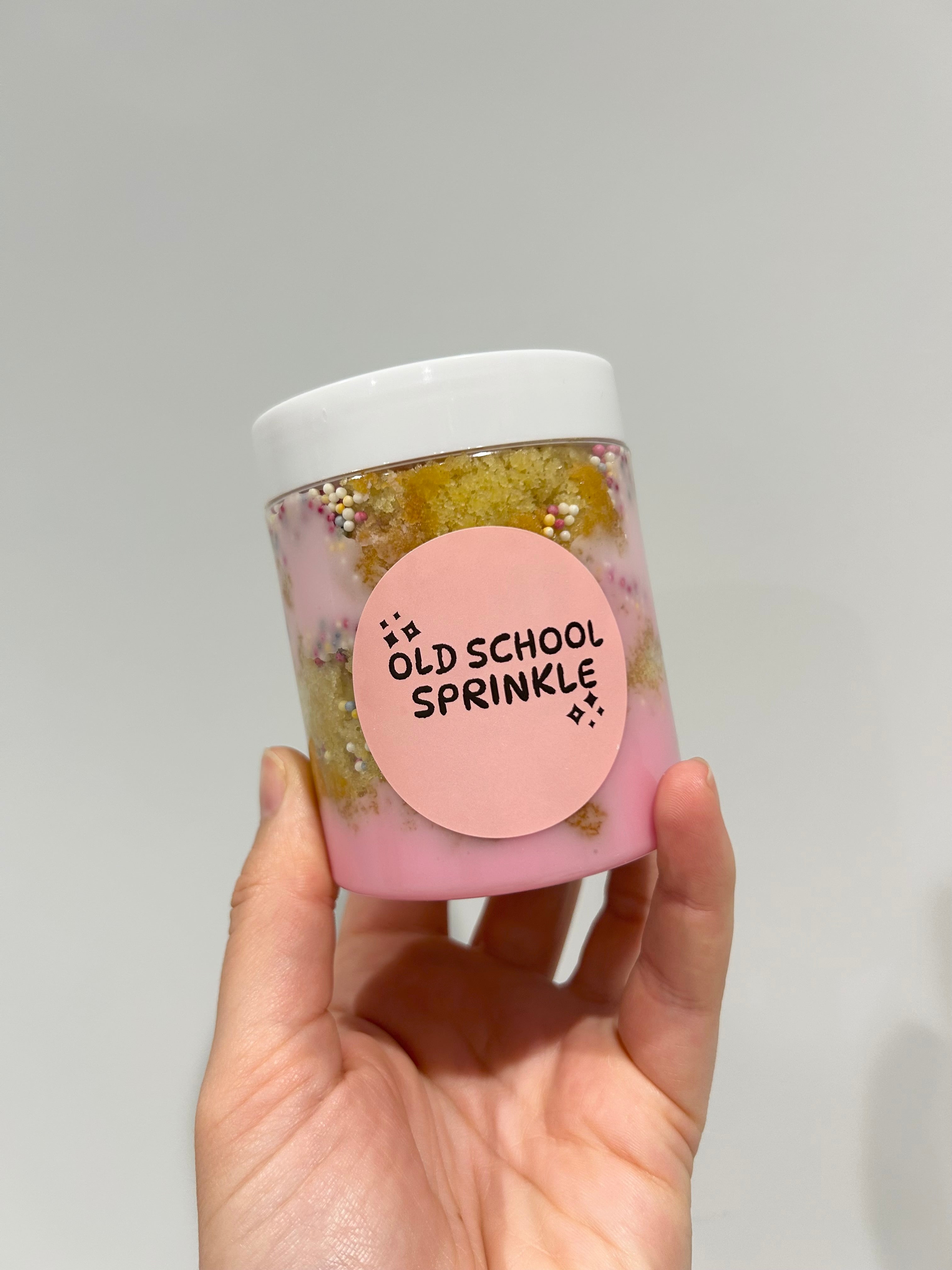 Old School Sprinkle Cake Jar - You Make My Dreams