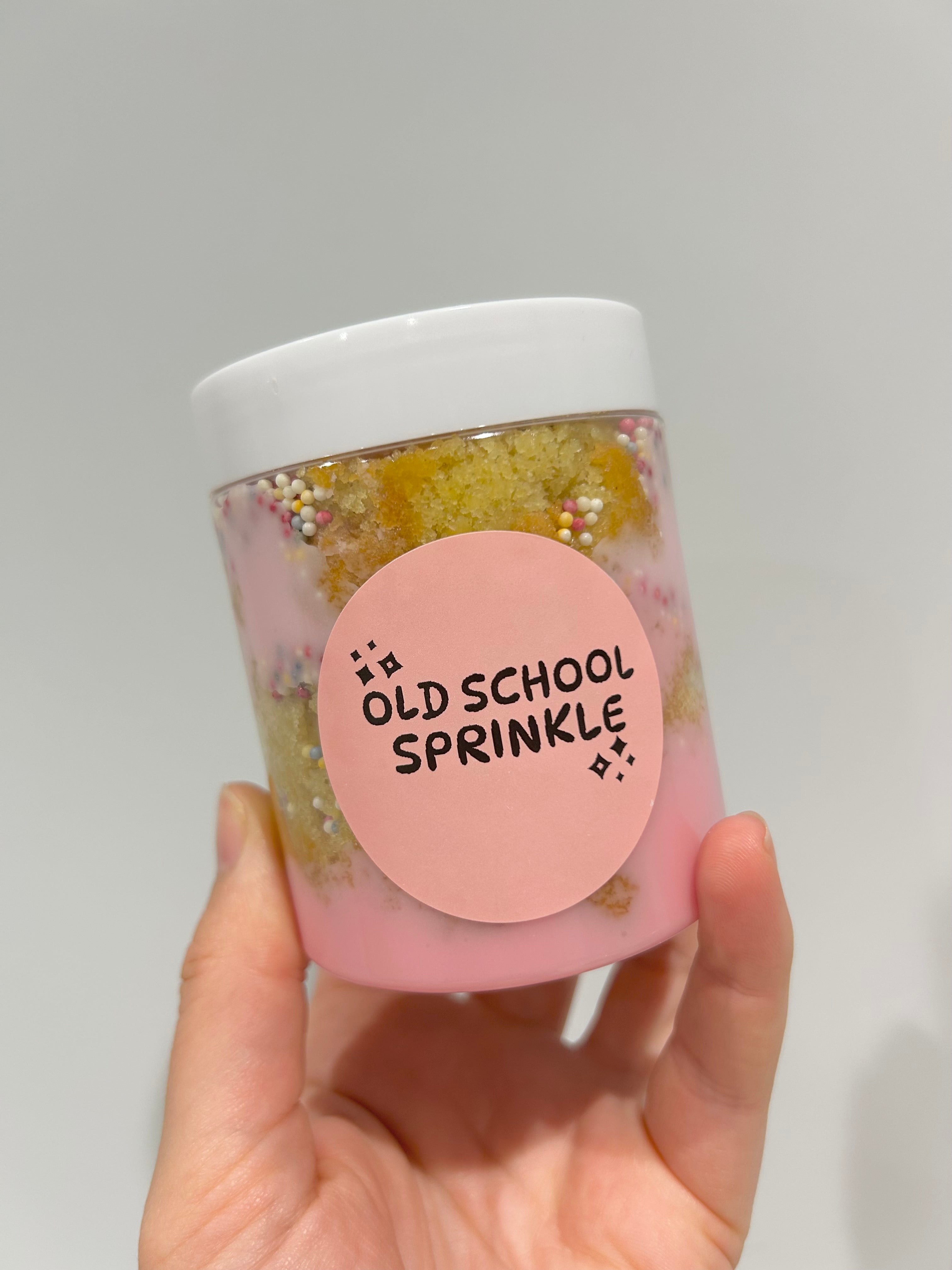 Old School Sprinkle Cake Jar - You Make My Dreams