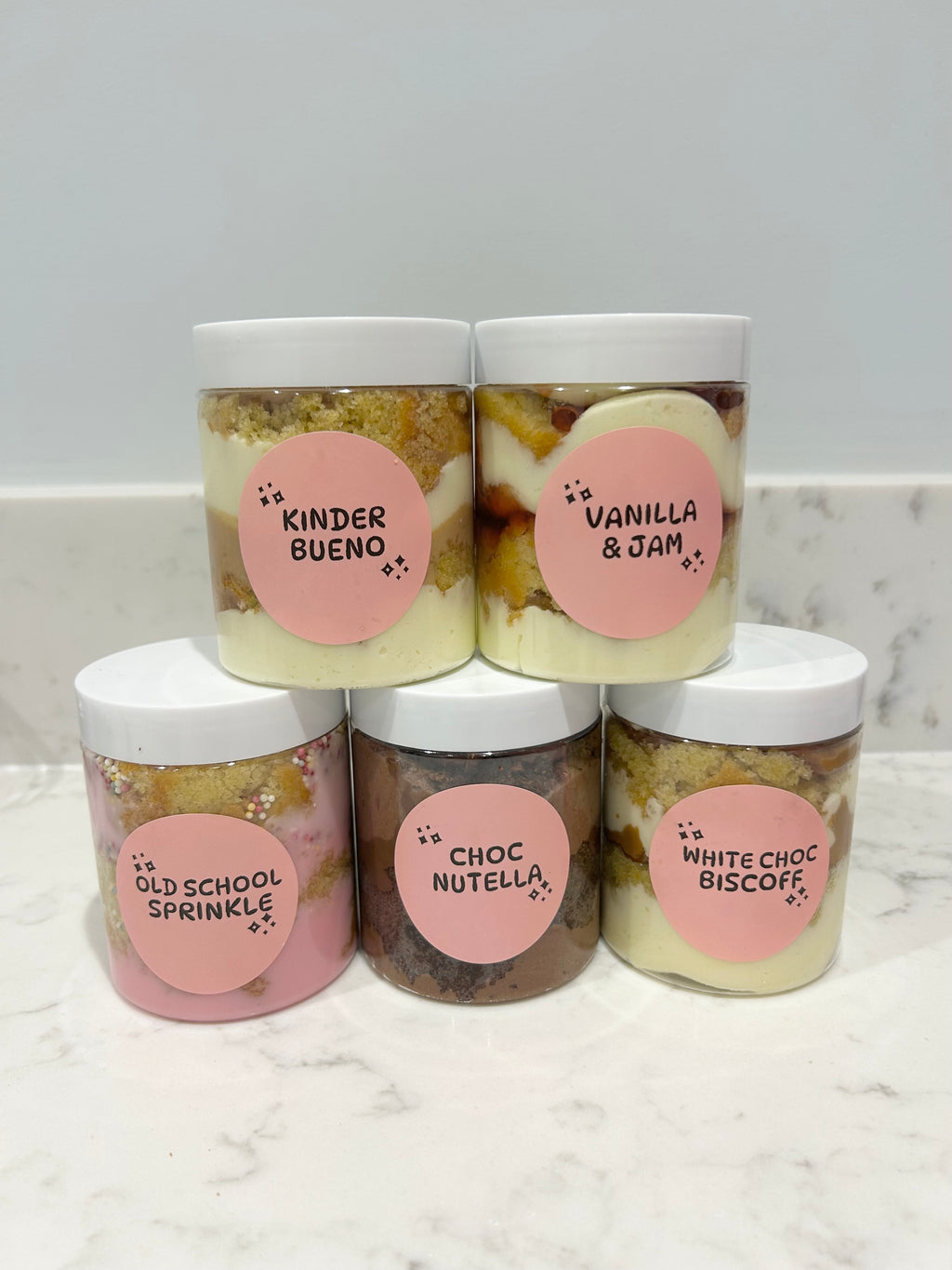 Cake Jars Box of 6