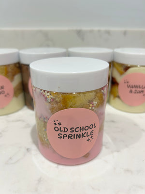 Old School Sprinkle Cake Jar - You Make My Dreams