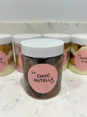 Choc & Nutella Cake Jar - You Make My Dreams