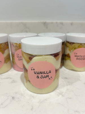 Vanilla & Jam Cake Jar - You Make My Dreams