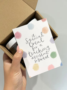Teacher Cake Jar Gift - You Make My Dreams