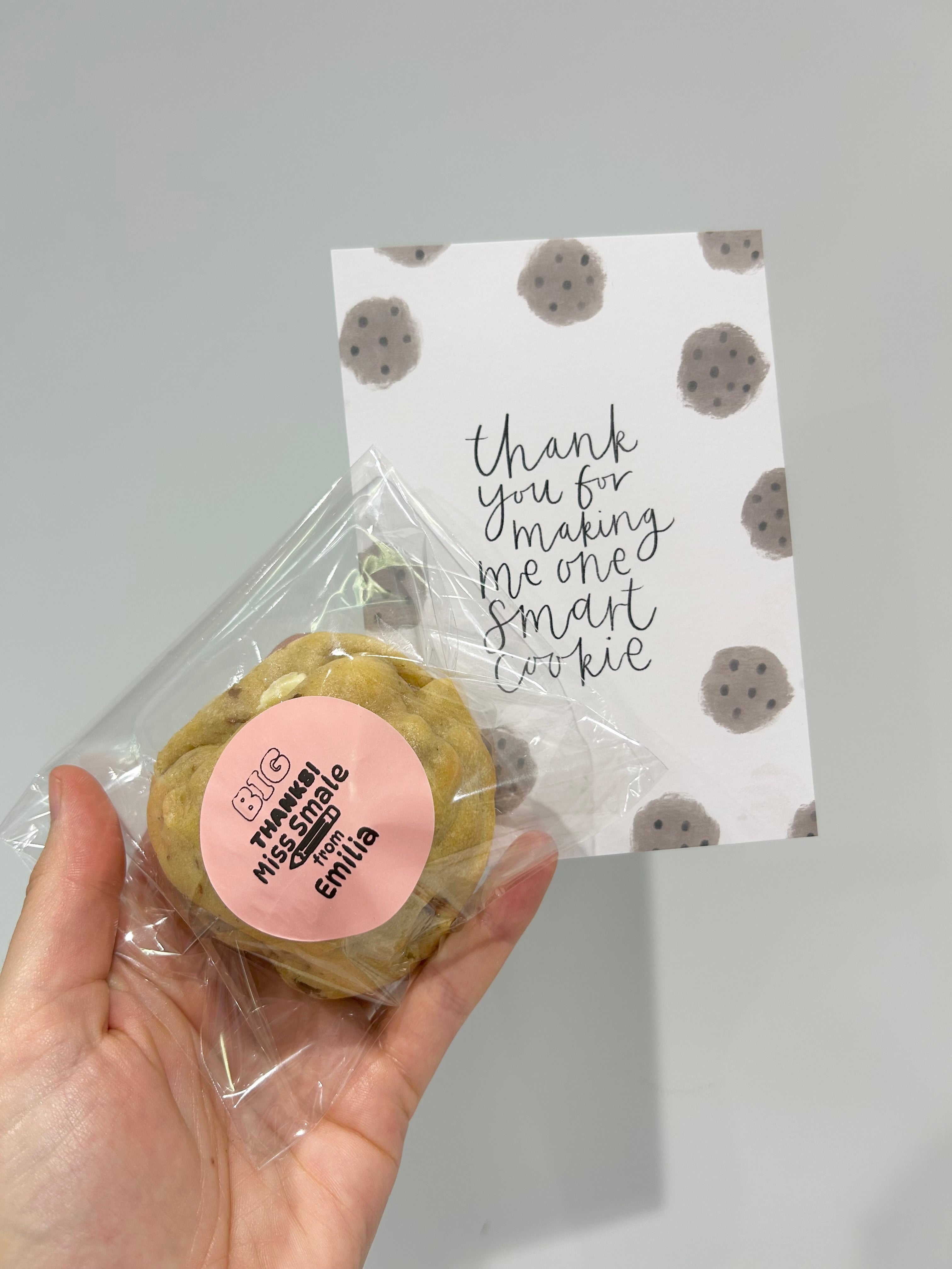 Cookie Teacher Gift - You Make My Dreams