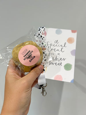 Teacher Cookie & Lanyard Gift - You Make My Dreams