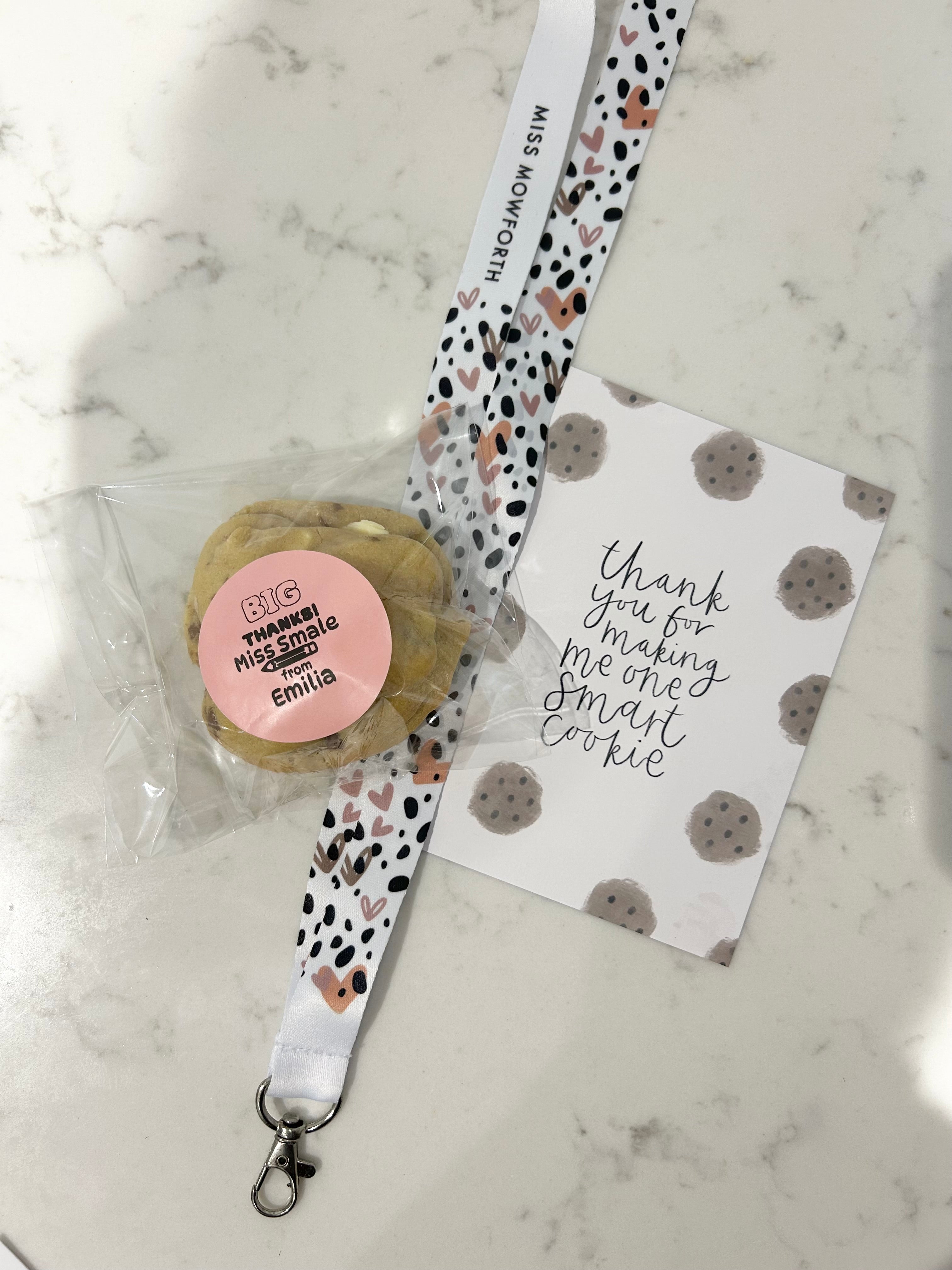 Teacher Cookie & Lanyard Gift - You Make My Dreams