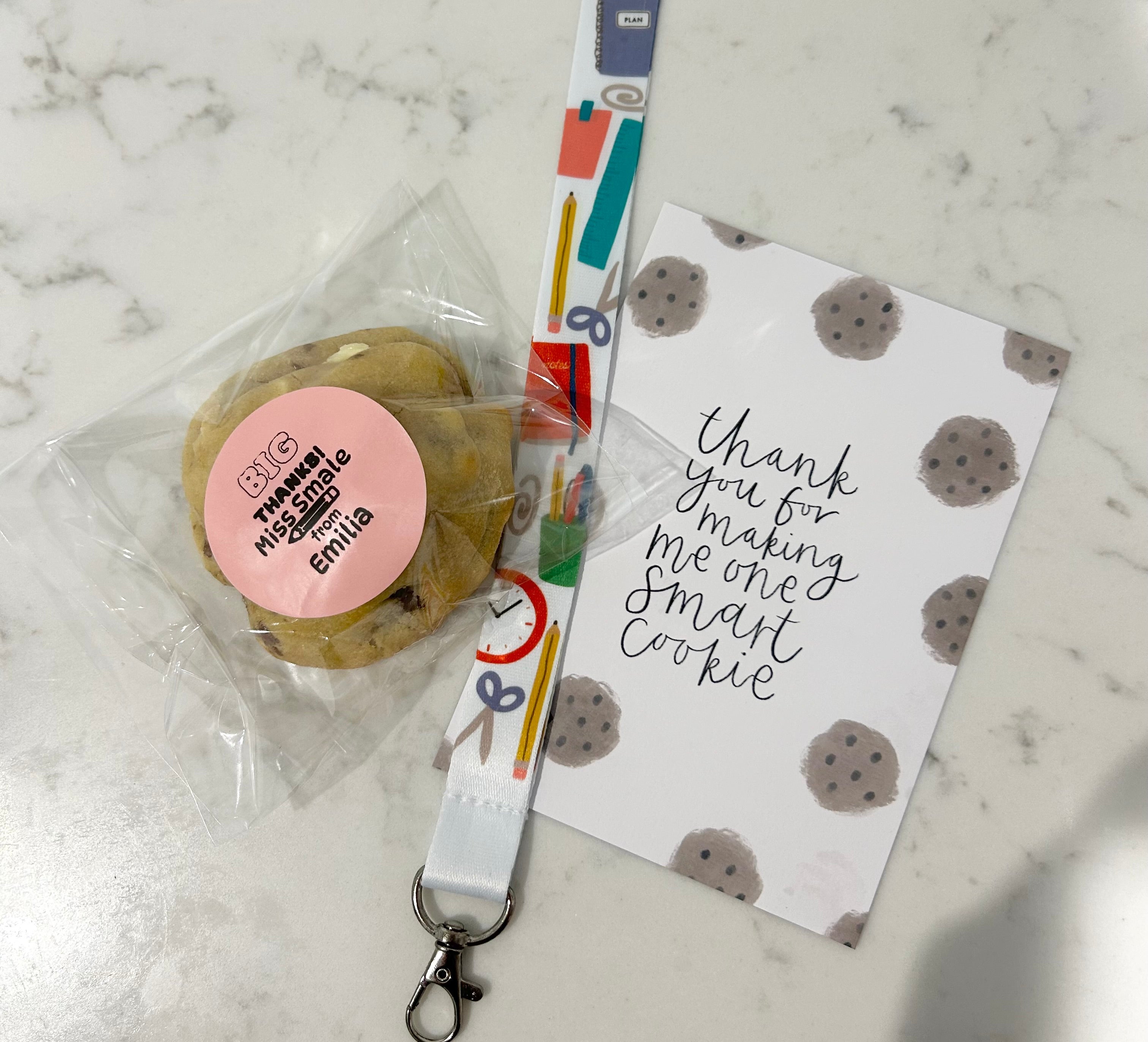 Teacher Cookie & Lanyard Gift - You Make My Dreams