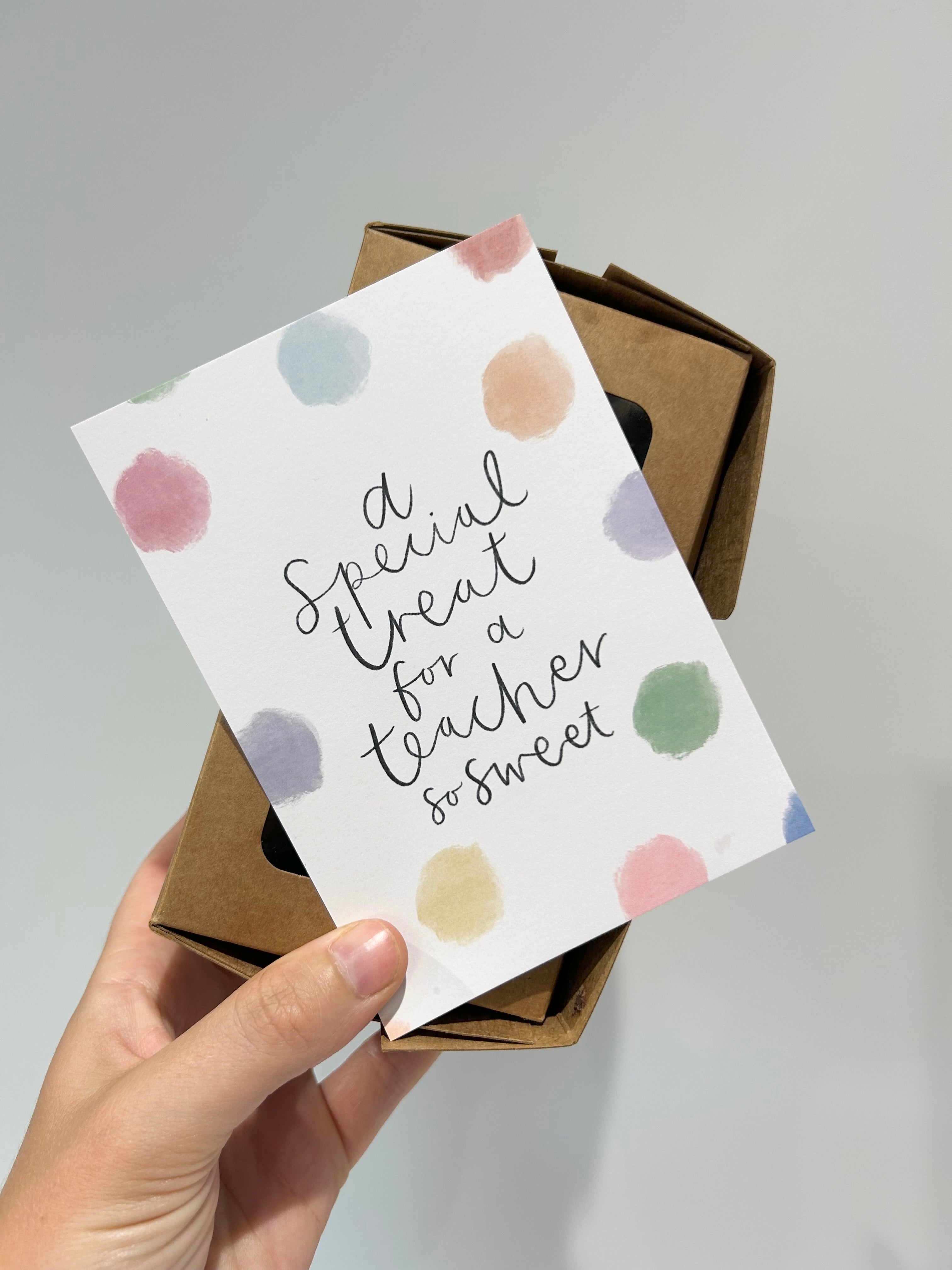 Teacher Sweet Treat Gift Box - You Make My Dreams