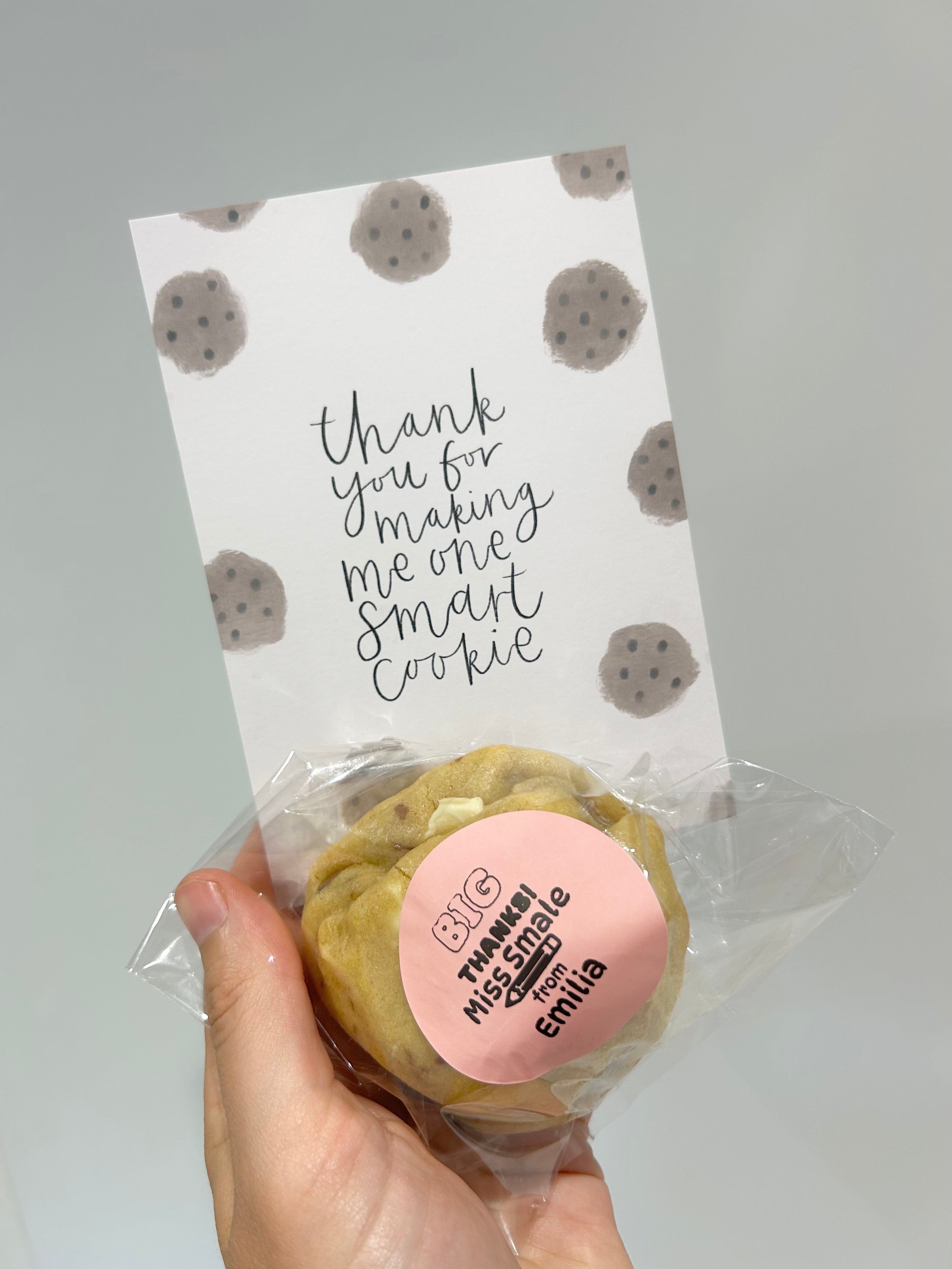 Cookie Teacher Gift - You Make My Dreams