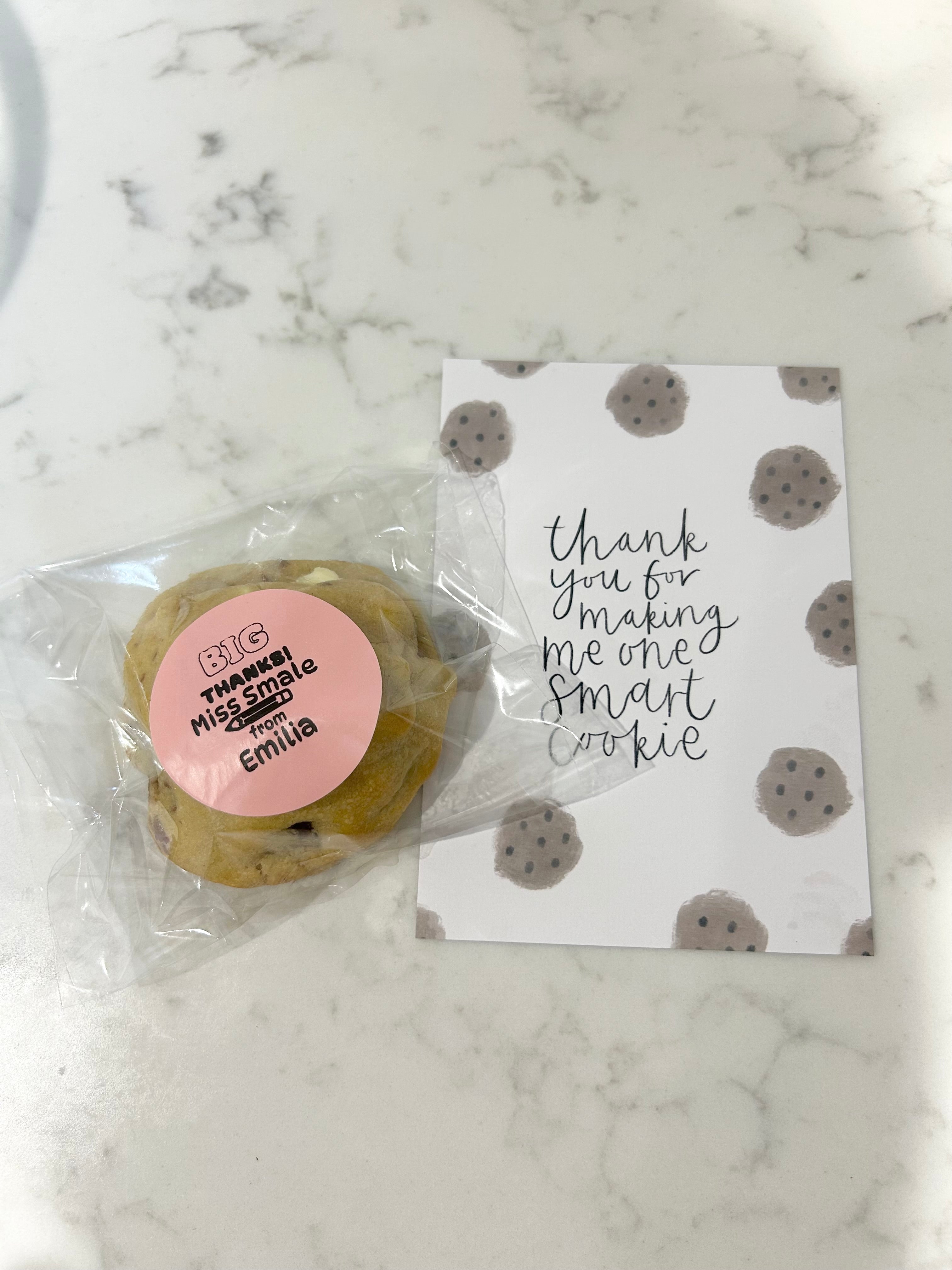 Cookie Teacher Gift - You Make My Dreams