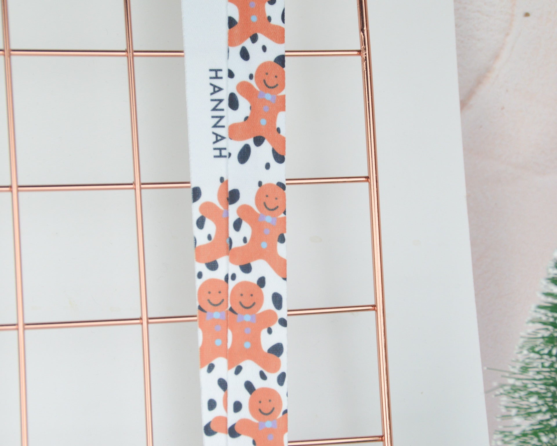 Gingerbread Man Lanyard - You Make My Dreams