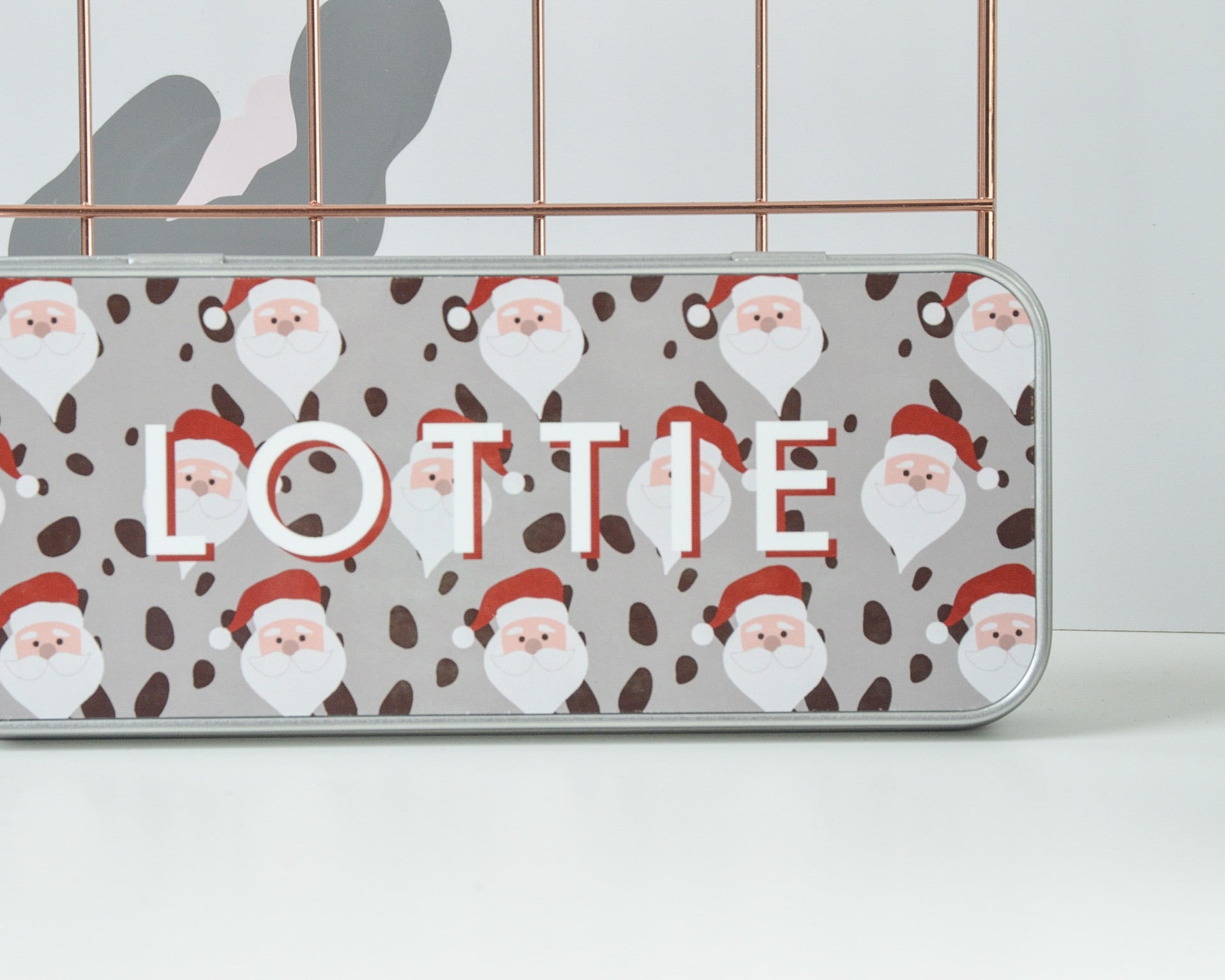 Personalised Santa Tin Pencil Case - You Make My Dreams