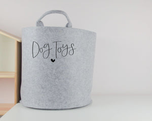 Dog Toys Basket - You Make My Dreams
