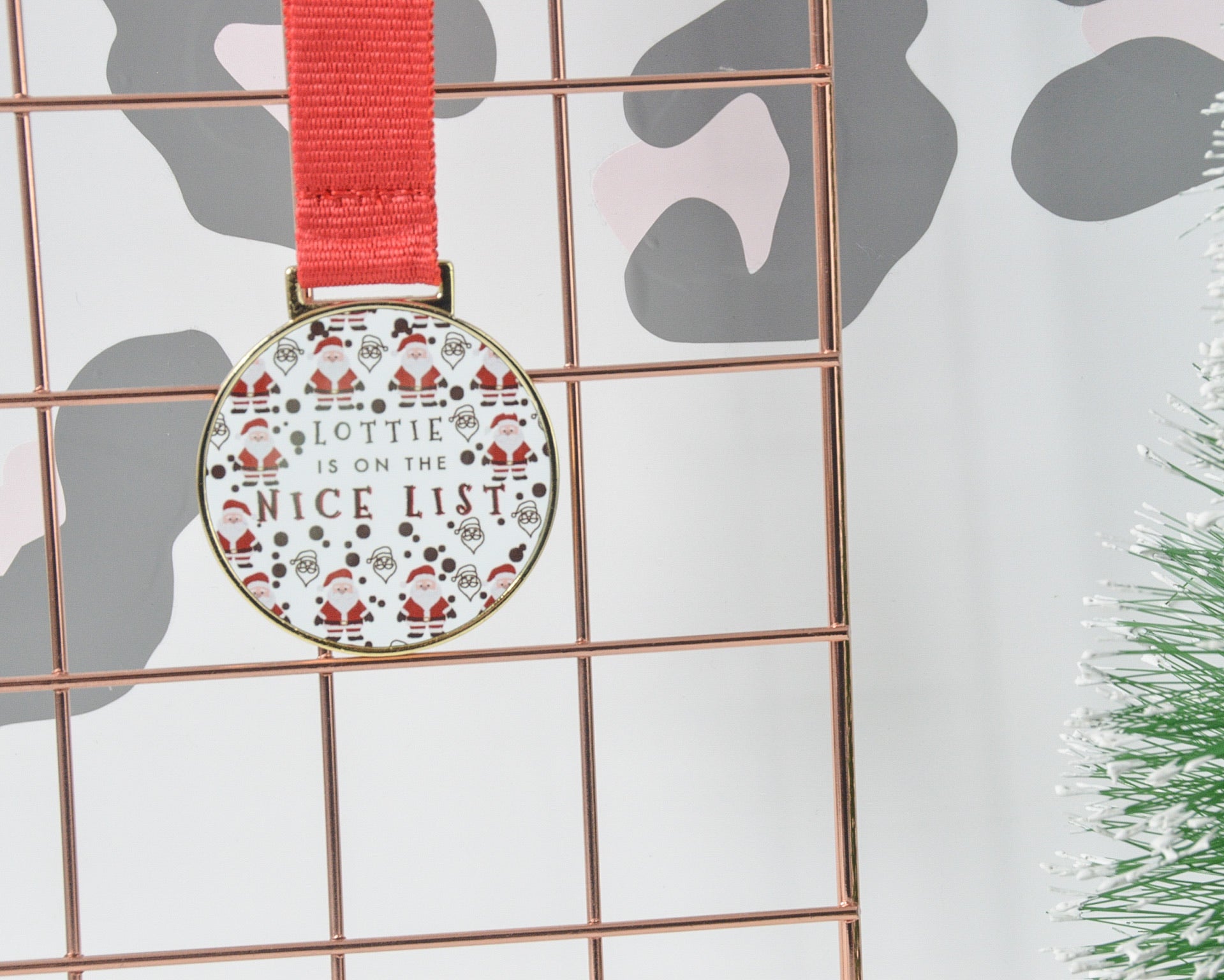 Nice List Personalised Medal - You Make My Dreams