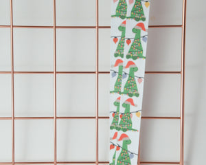 Christmas Dinosaur Lanyard