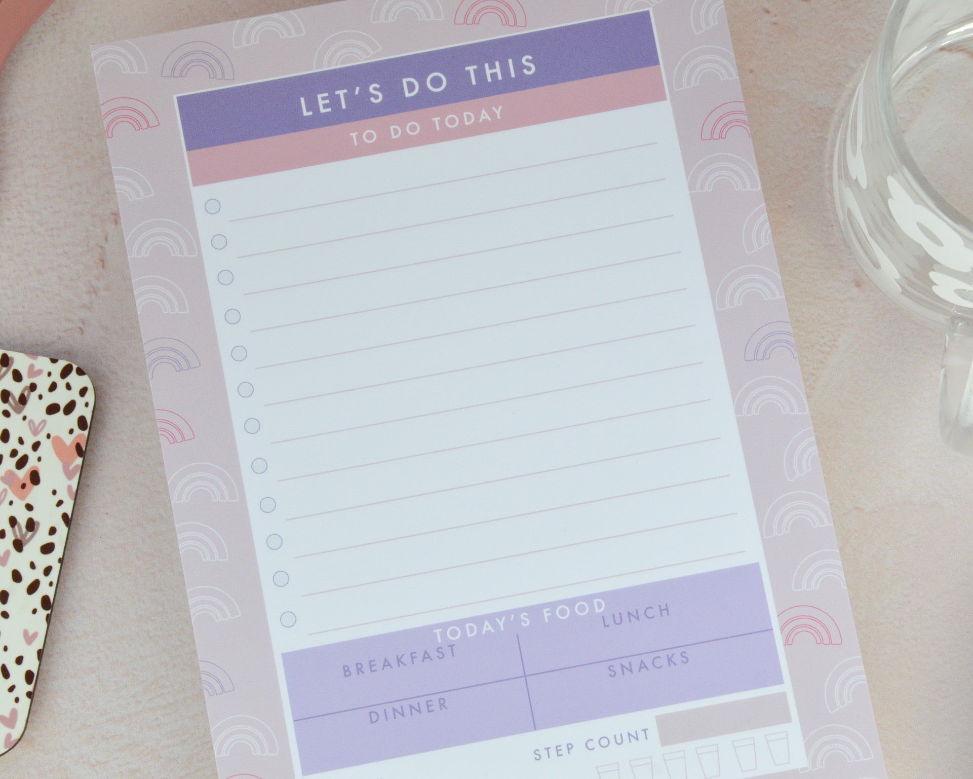 A5 Rainbow To Do List - You Make My Dreams