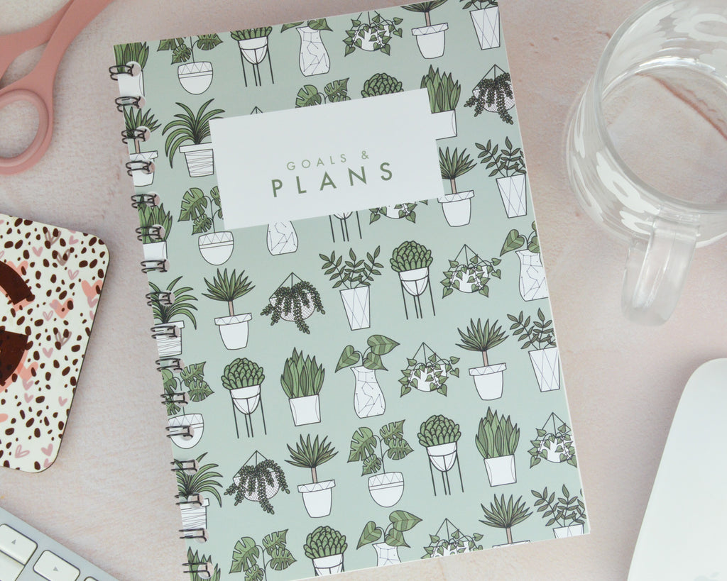 A5 House Plant Notebook