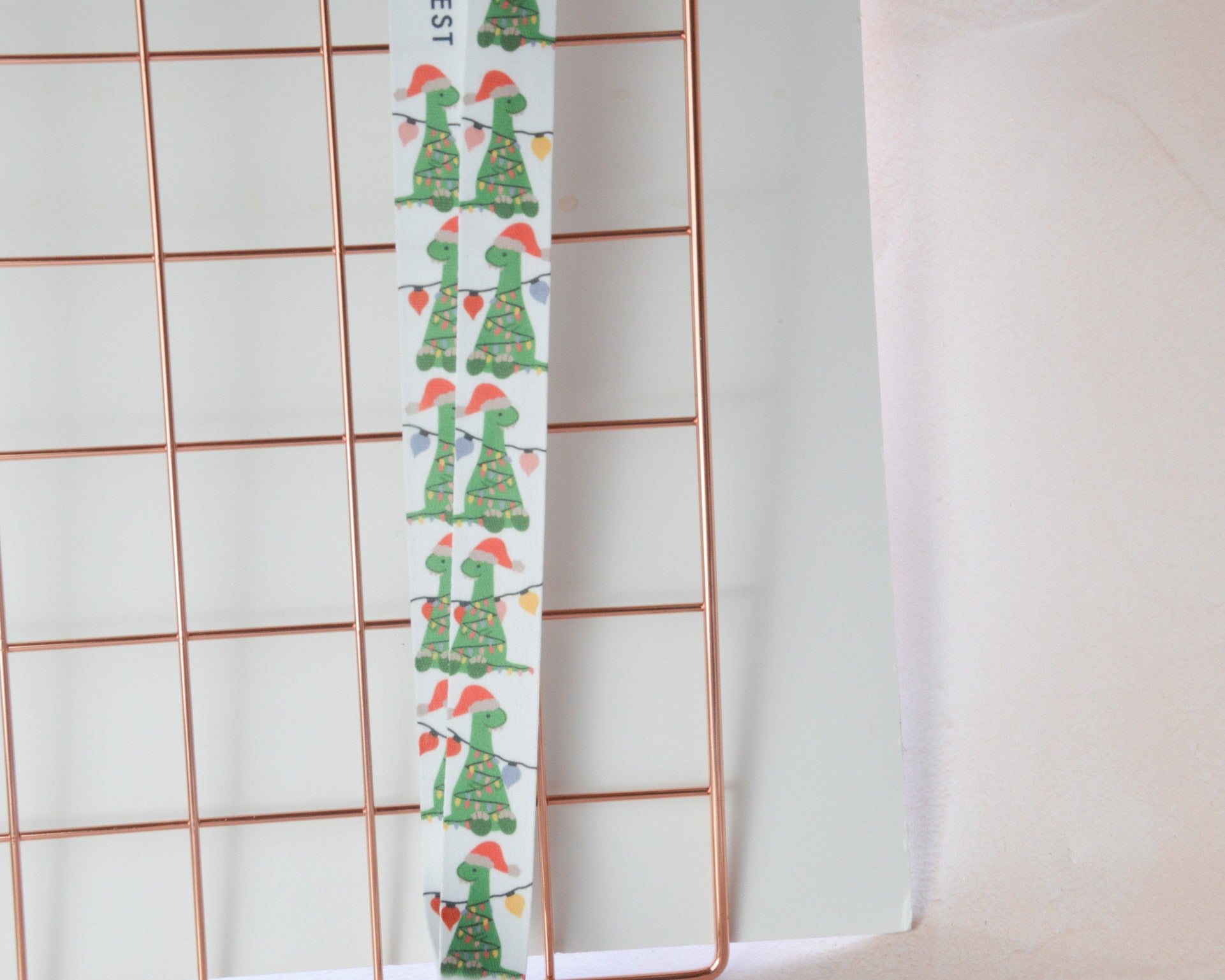 Christmas Dinosaur Lanyard - You Make My Dreams