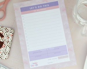 A5 Rainbow To Do List - You Make My Dreams