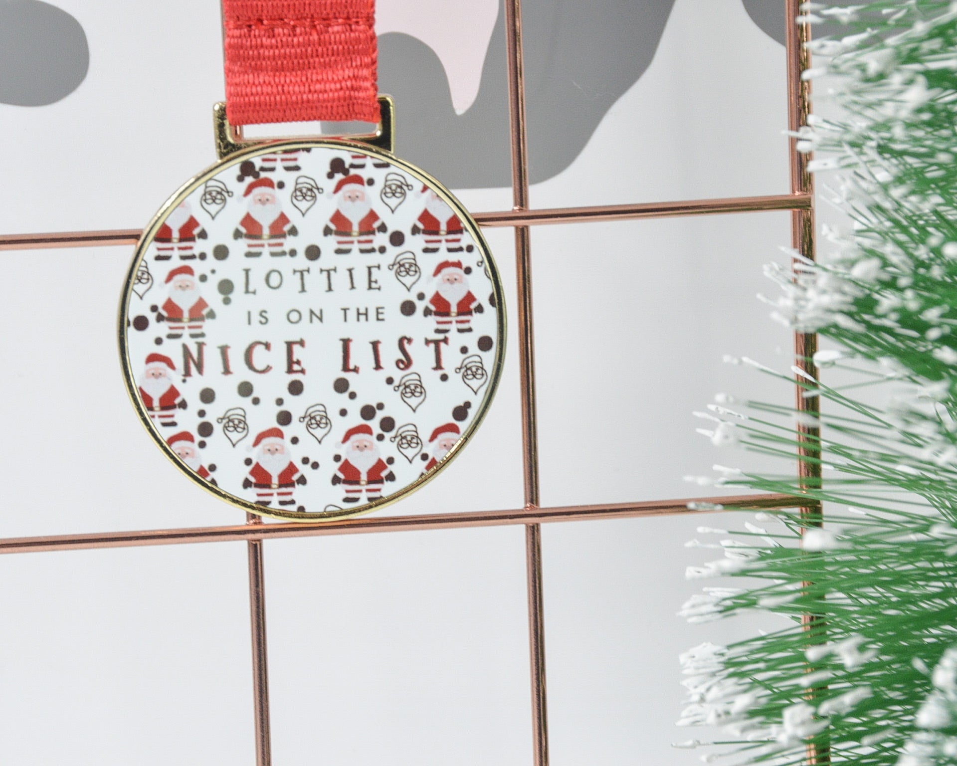 Nice List Personalised Medal - You Make My Dreams