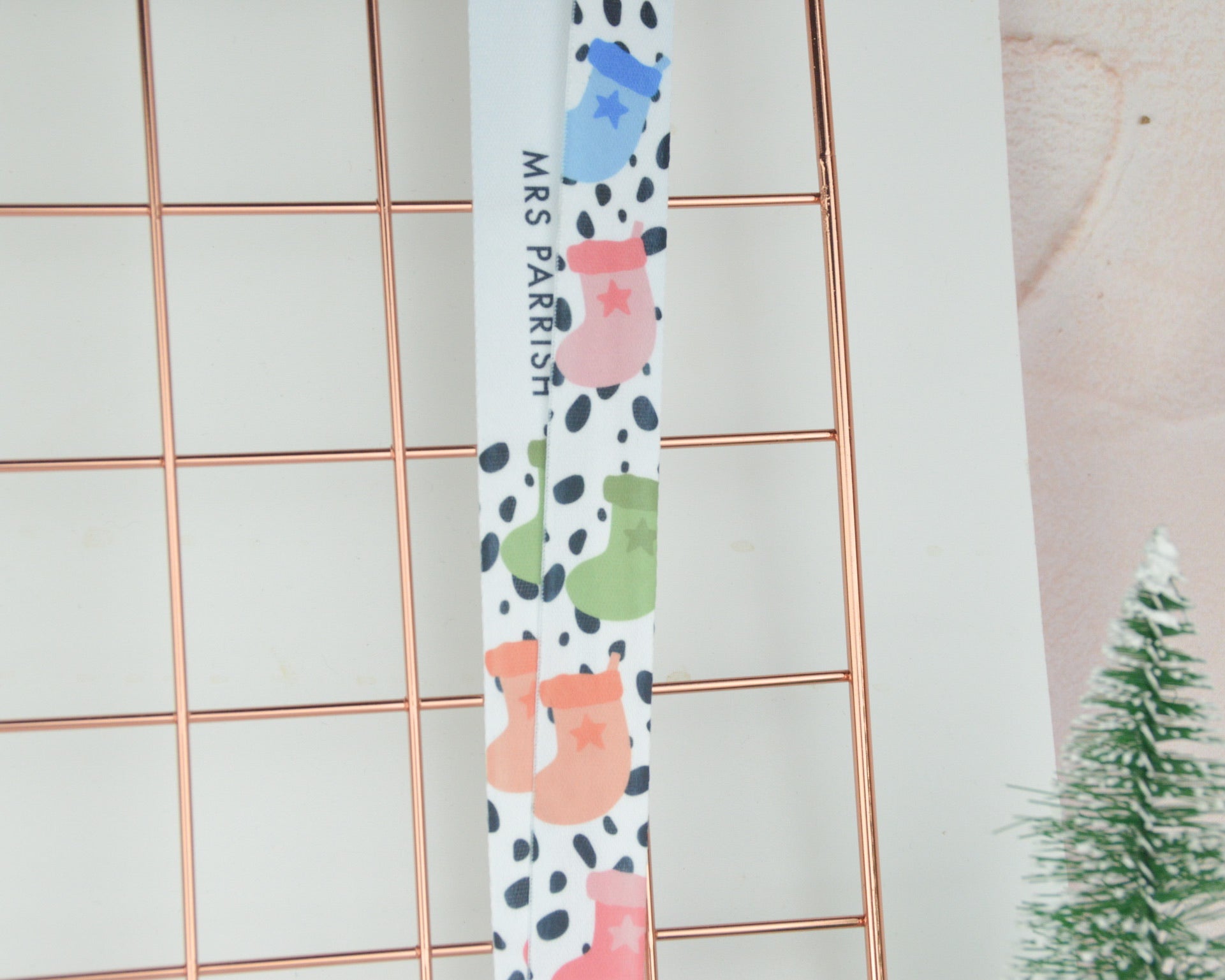Christmas Stocking Lanyard - You Make My Dreams