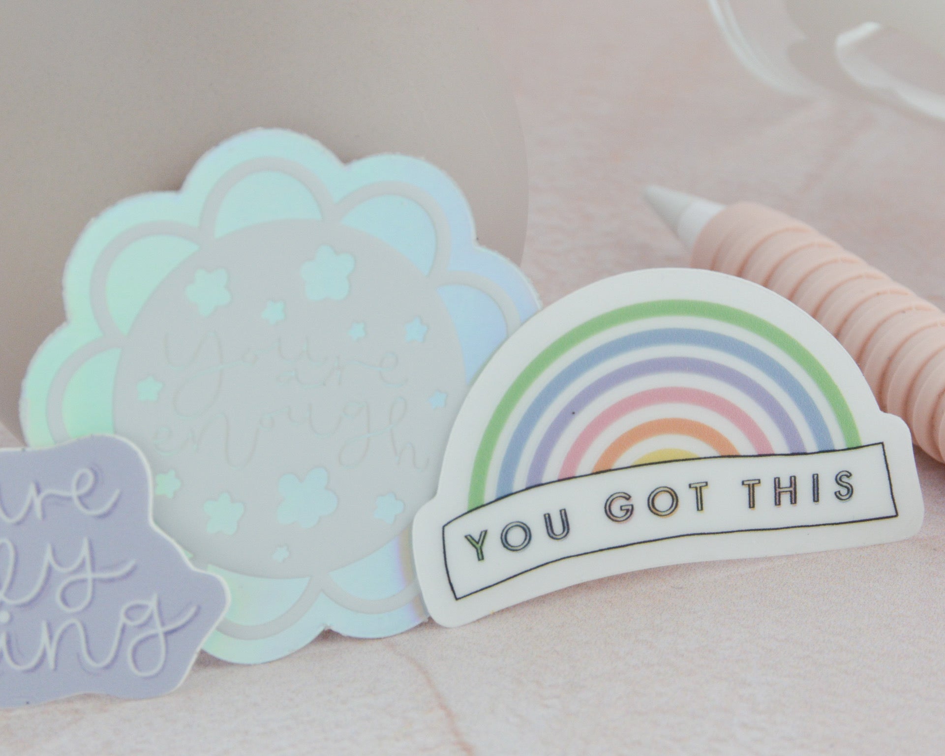 You Got This Clear Rainbow Sticker