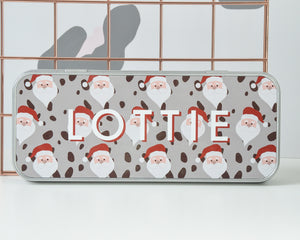 Personalised Santa Tin Pencil Case - You Make My Dreams