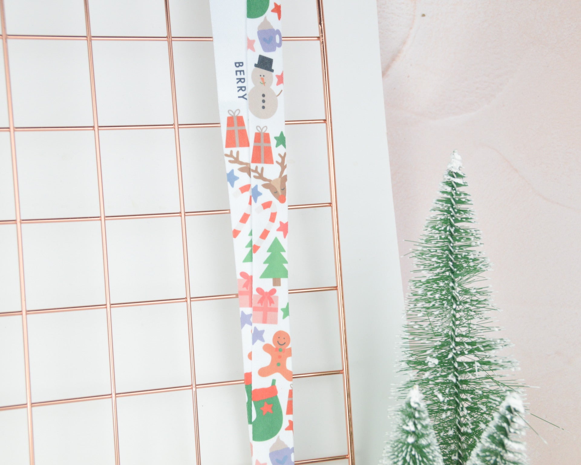 Christmas Drawings Lanyard