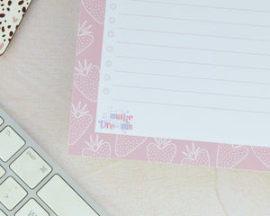 A5 Strawberry Shopping List - You Make My Dreams