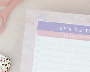 A5 Rainbow To Do List - You Make My Dreams