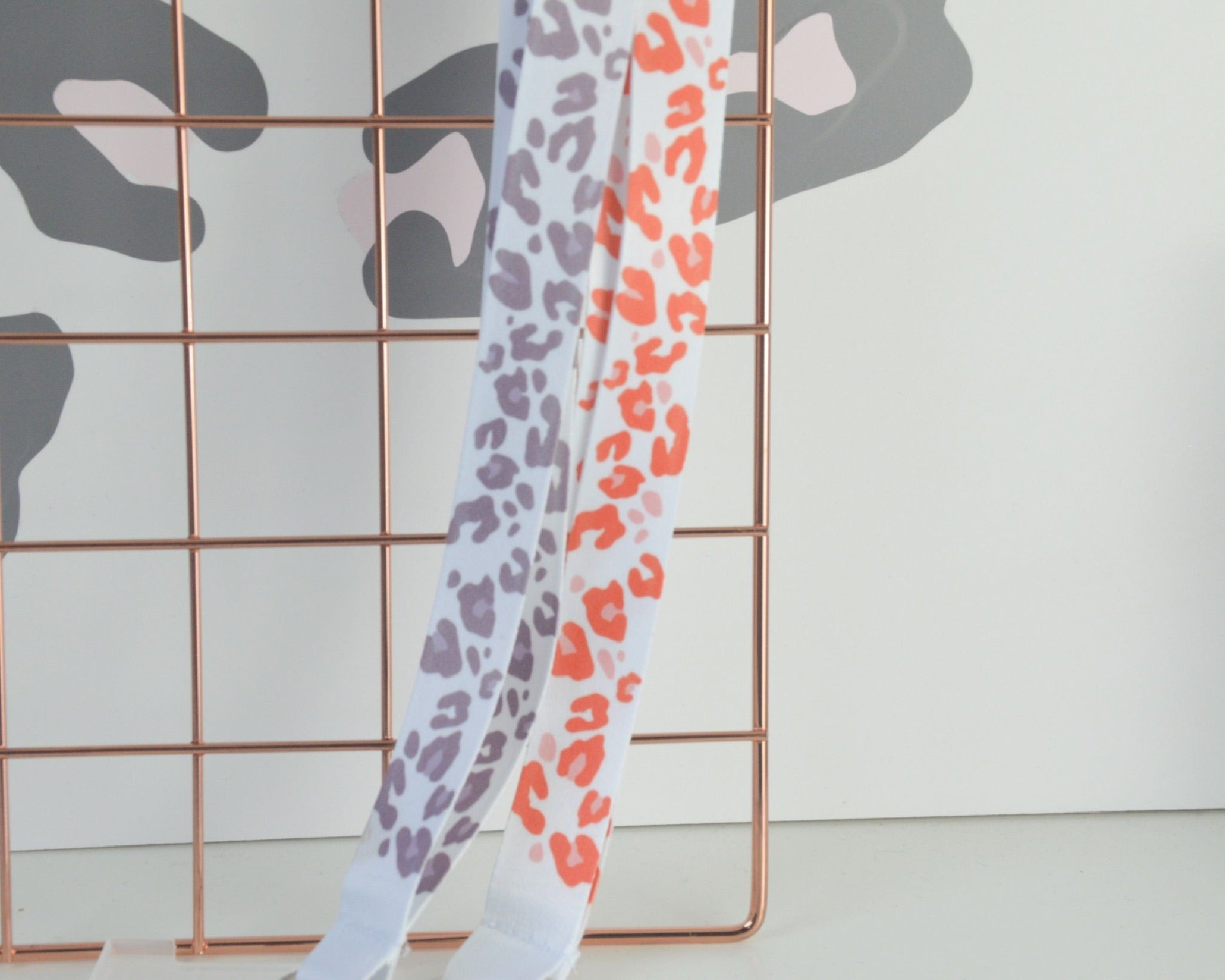Personalised Leopard Print Lanyard - You Make My Dreams