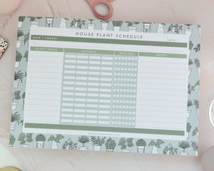 A4 House Plant Planner