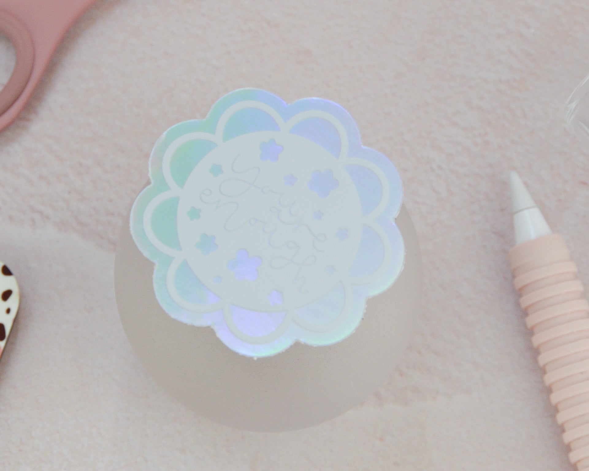 You Are Enough Holographic Sticker - You Make My Dreams