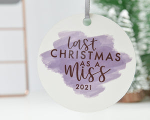 Last Christmas as a Miss Bauble