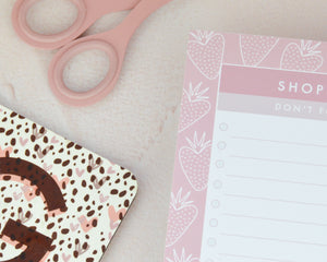 A5 Strawberry Shopping List - You Make My Dreams