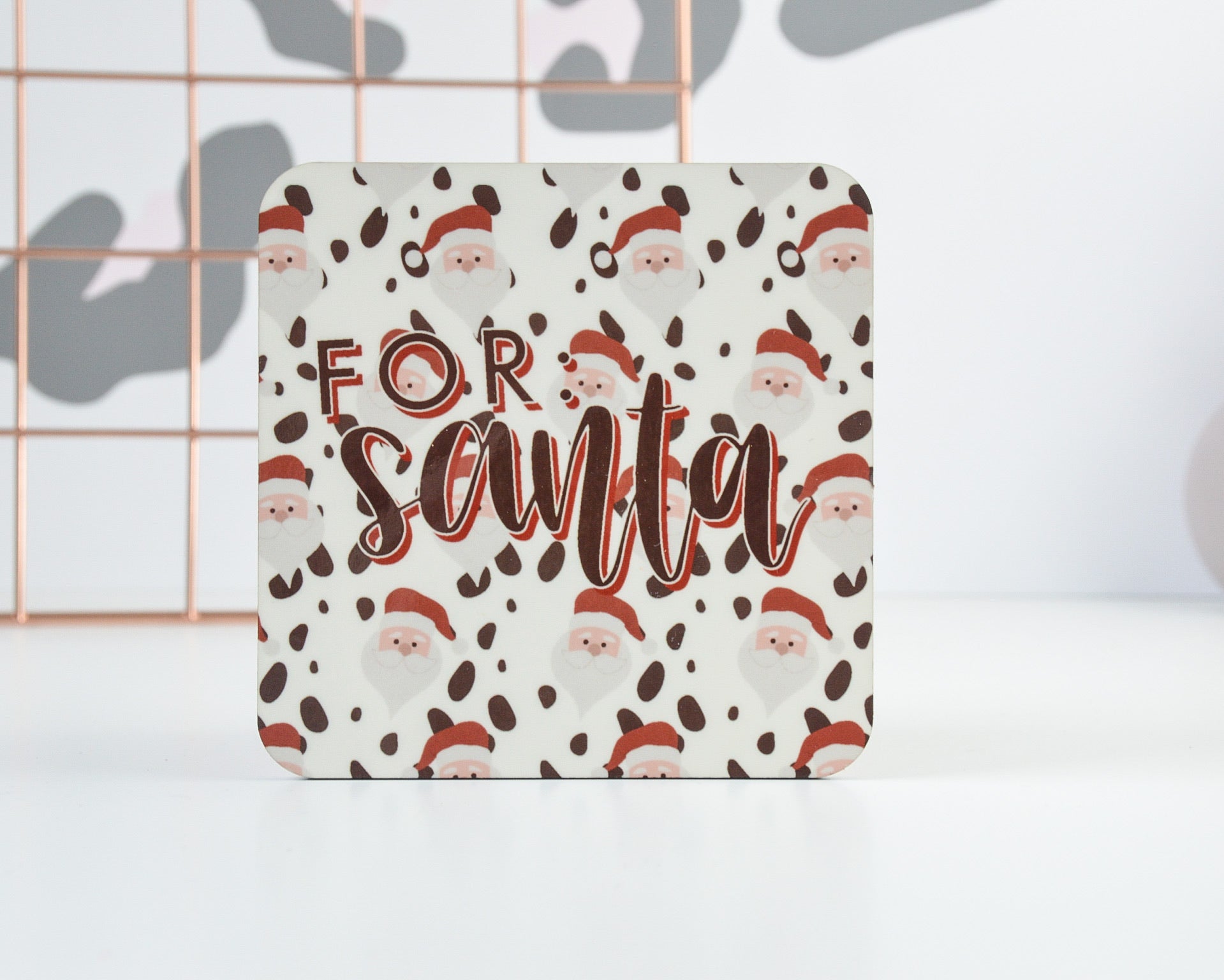 Santa Christmas Eve Coaster - You Make My Dreams