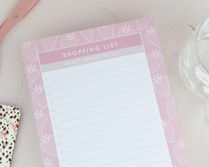 A5 Strawberry Shopping List - You Make My Dreams