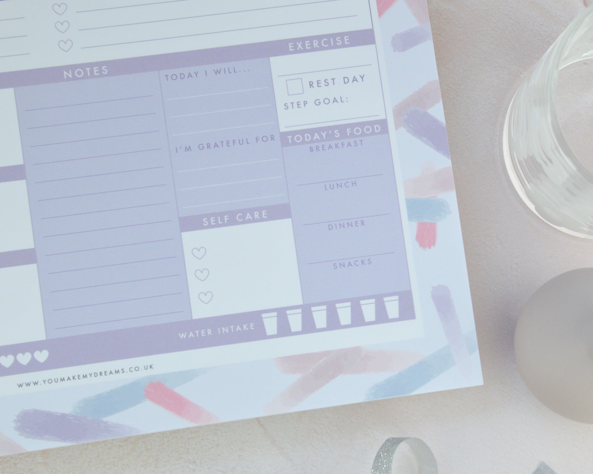 A4 Daily Planner - You Make My Dreams