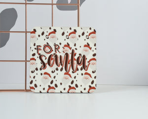 Santa Christmas Eve Coaster - You Make My Dreams