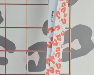 Personalised Leopard Print Lanyard - You Make My Dreams