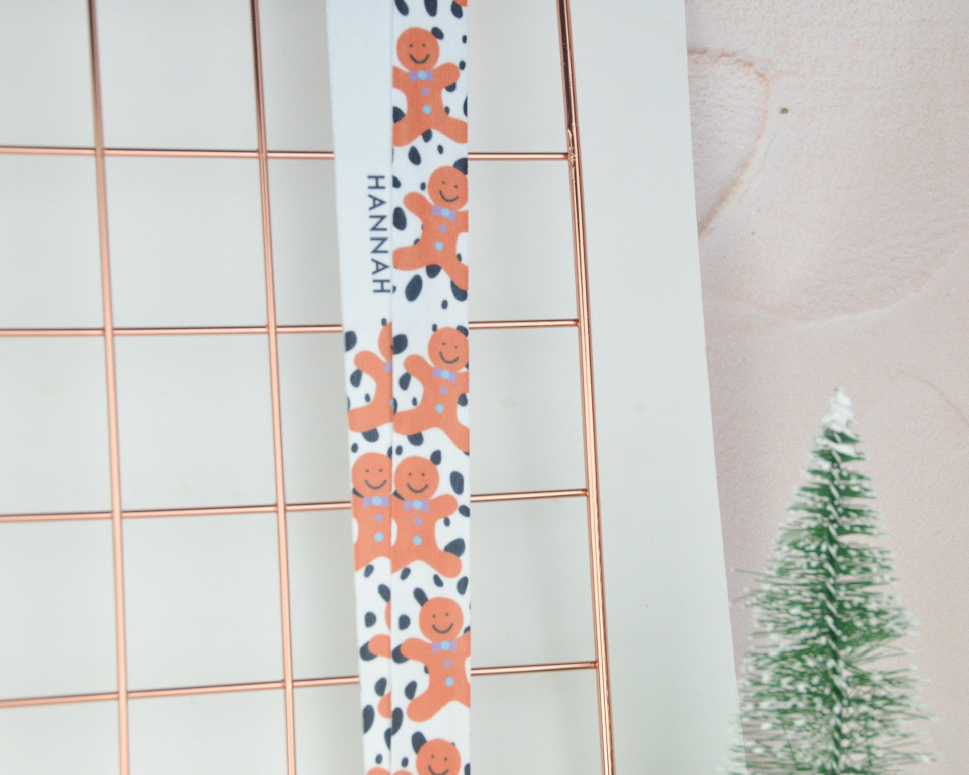 Gingerbread Man Lanyard - You Make My Dreams
