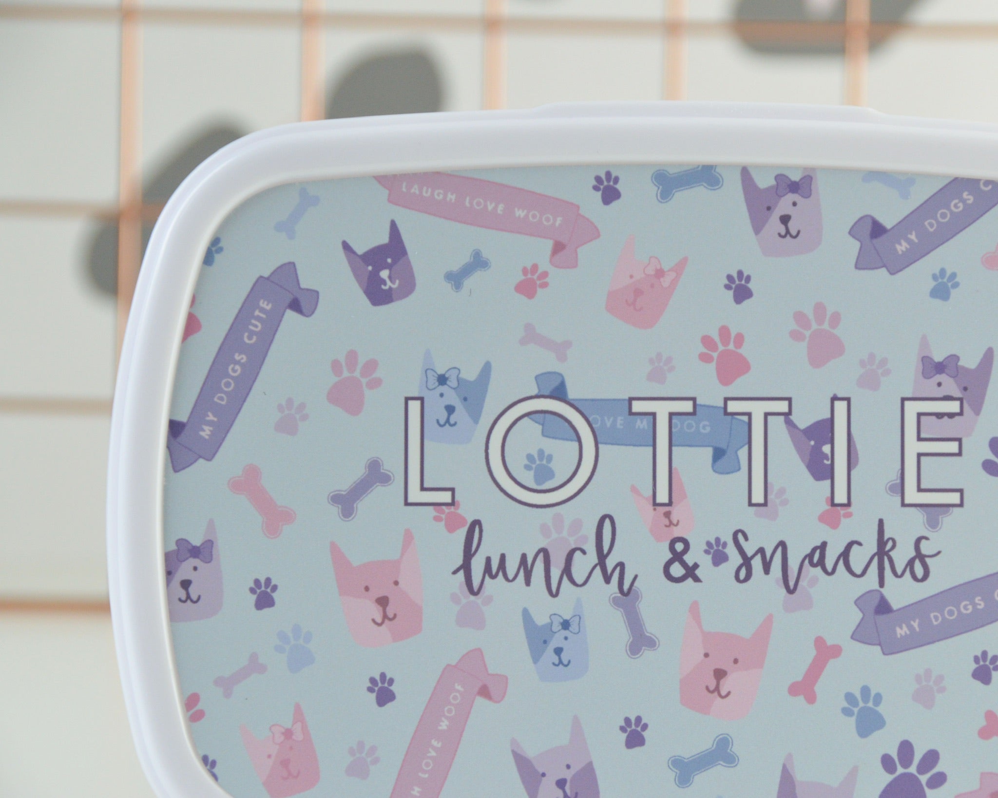 Personalised Children's Lunch Box - You Make My Dreams