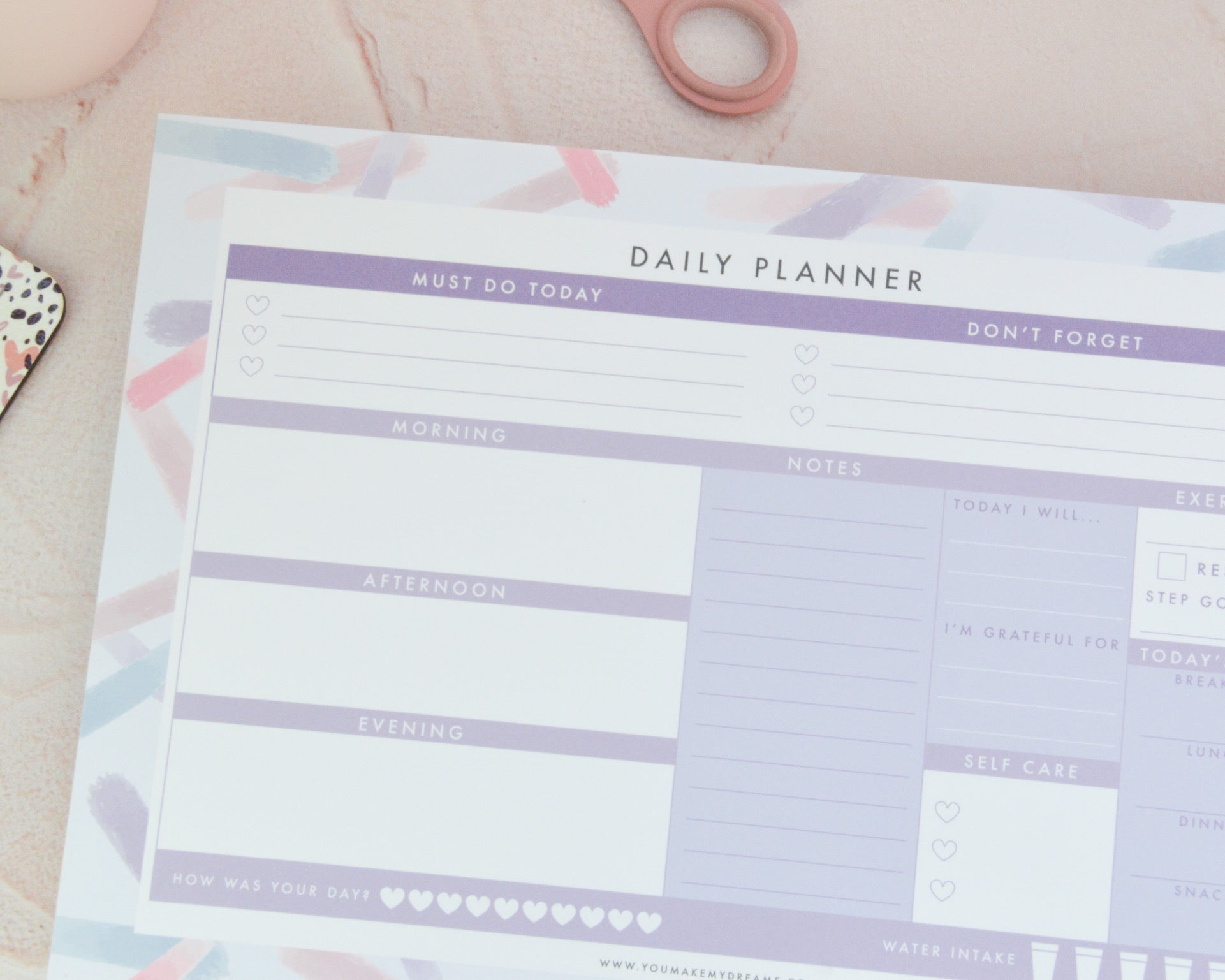 A4 Daily Planner