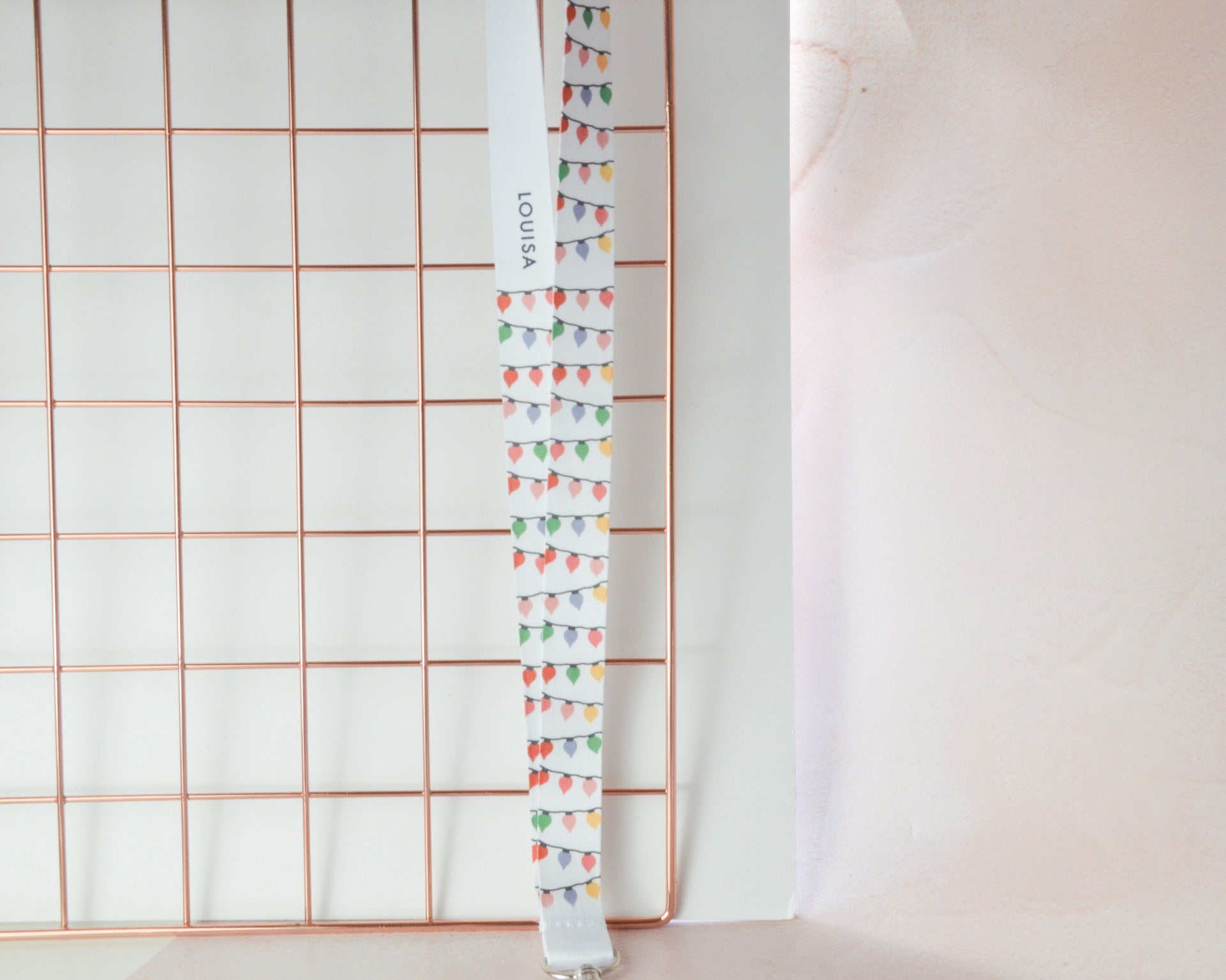 Christmas Fairy Lights Lanyard - You Make My Dreams