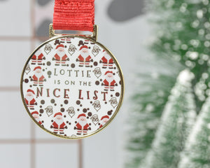 Nice List Personalised Medal - You Make My Dreams