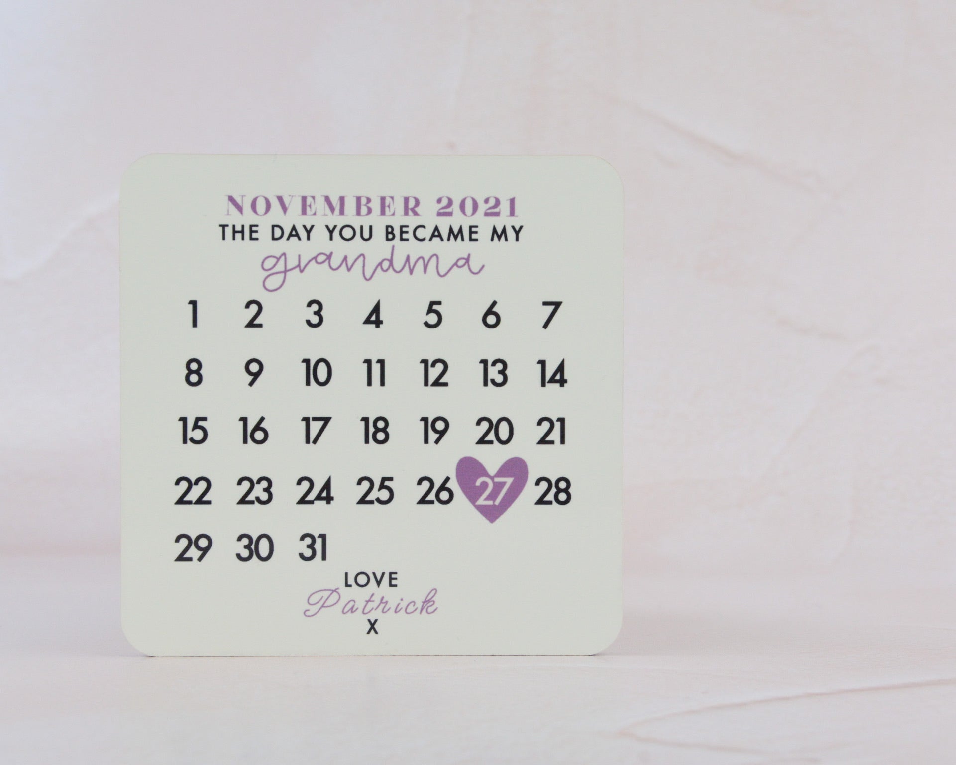 Date You Became Mine Coaster - You Make My Dreams